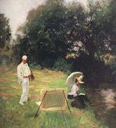 Dennis Miller Bunker Painting at Calcot (mk18) John Singer Sargent